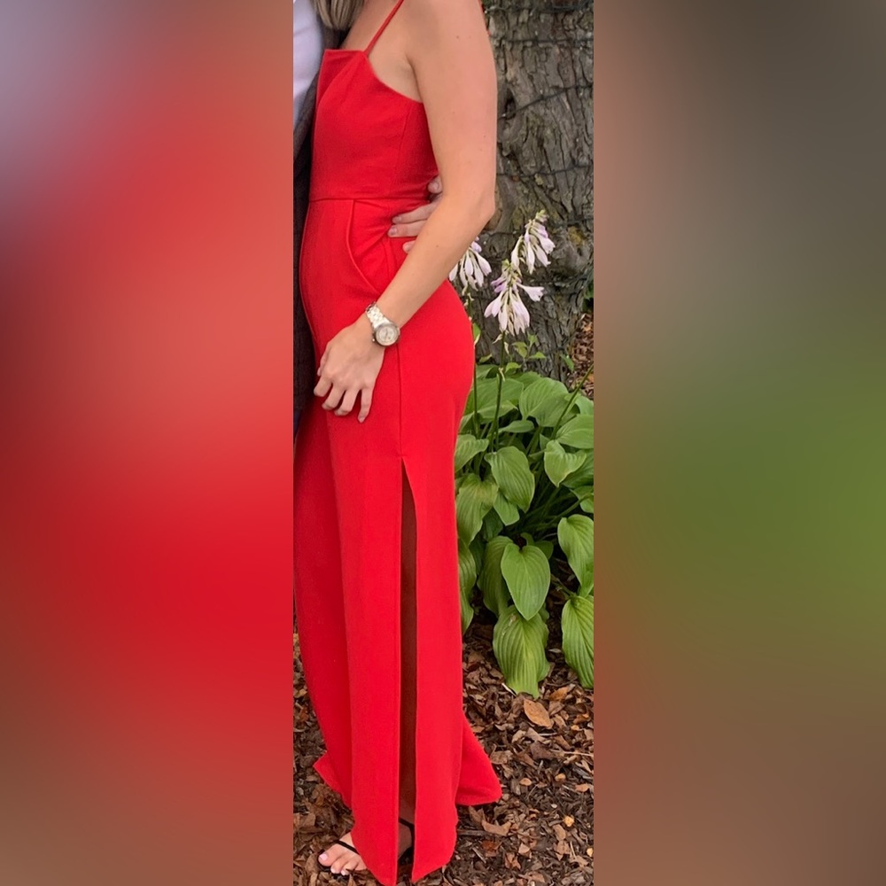 BCBG Slit Leg Jumpsuit